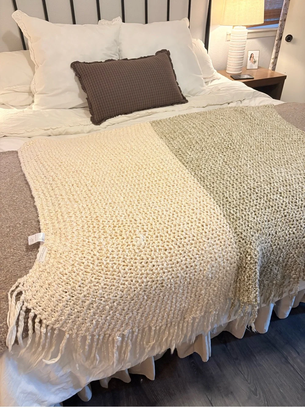 Amber Lewis for Anthropologie Amboy Knit Throw Blanket